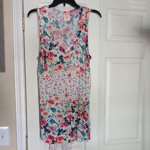 Modcloth Pink and Orange Sleeveless Tank Top